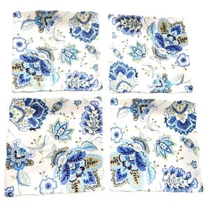 4 MIRABELLE Plates 222 Fifth Square salad 8"